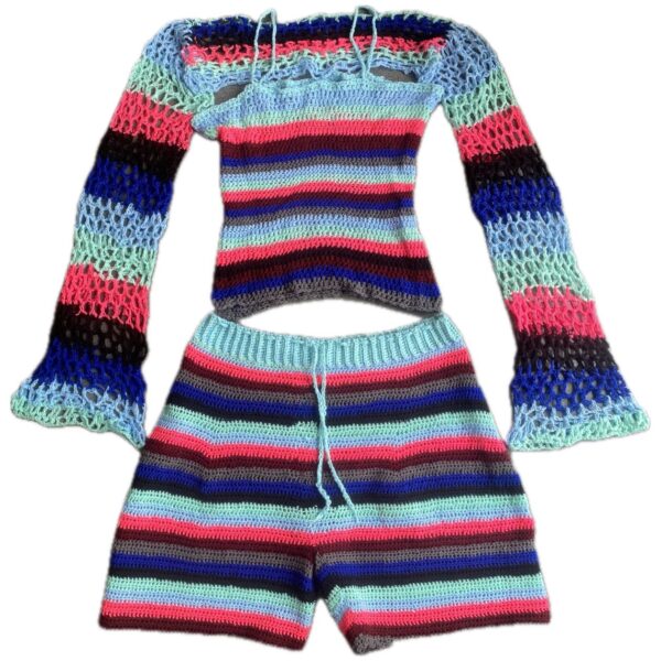 Multicolored 3 piece