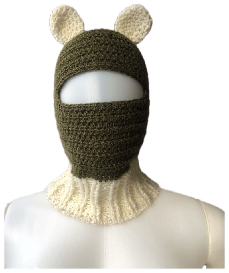 Bunny ears Balaclava 🐰 🧶 - Image 2